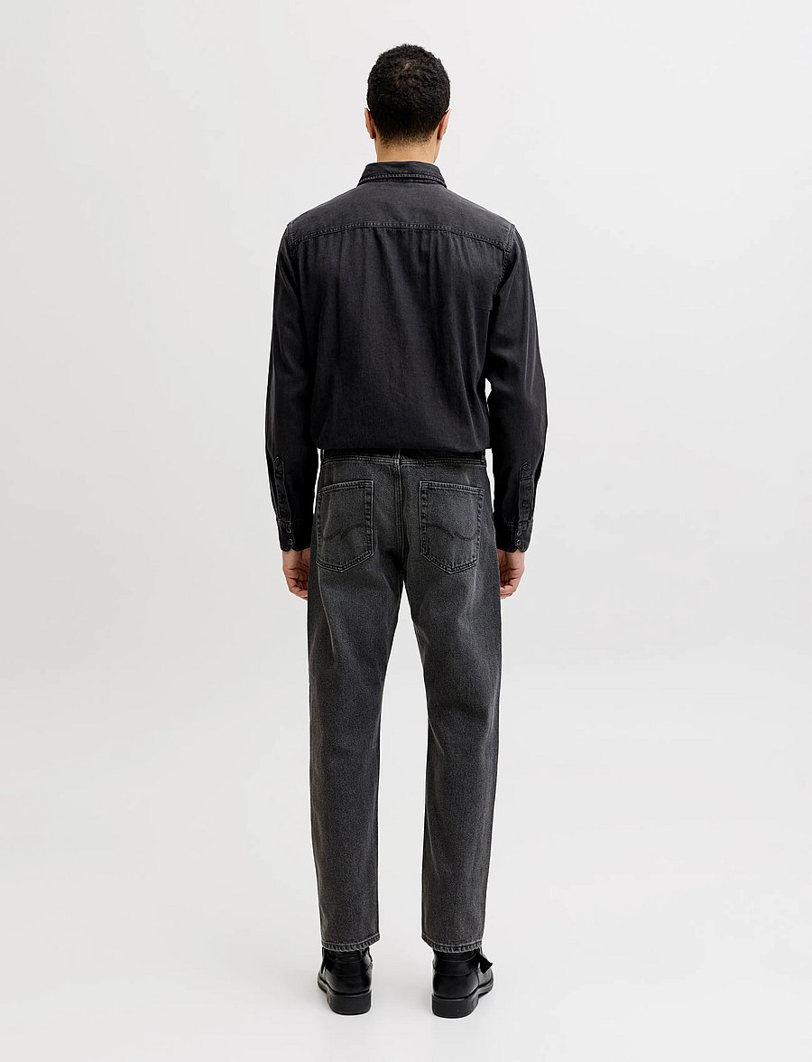 Jack & Jones - JJESHERIDAN SHIRT L/S NOOS - denim shirts - black denim - 3