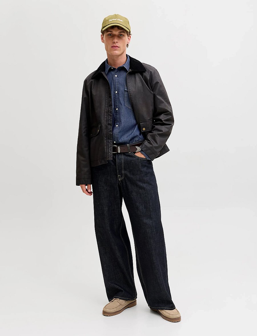 Jack & Jones - JJESHERIDAN SHIRT L/S NOOS - denimskjorter - dark denim - 3