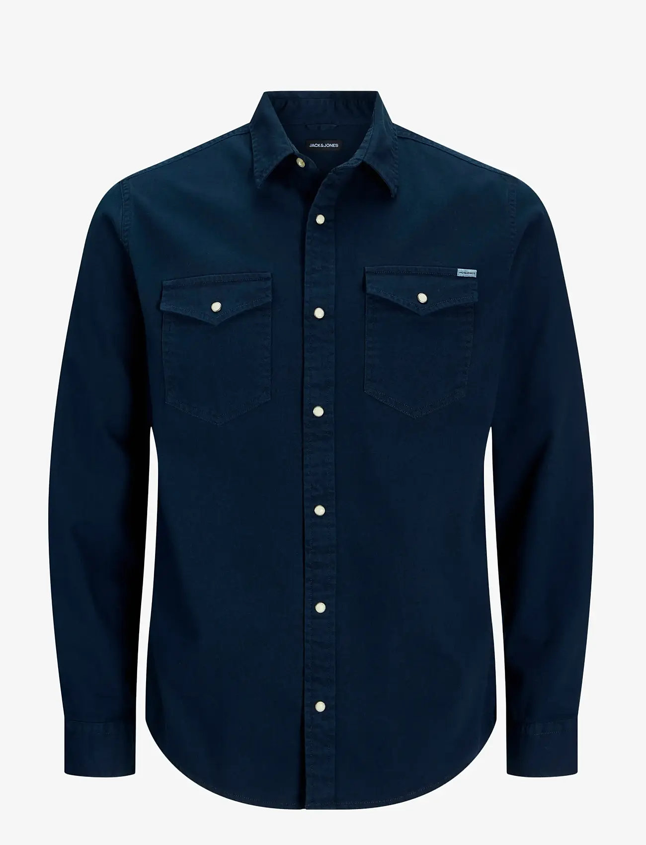 Jack & Jones - JJESHERIDAN SHIRT L/S NOOS - džinsiniai marškiniai - dark navy - 1