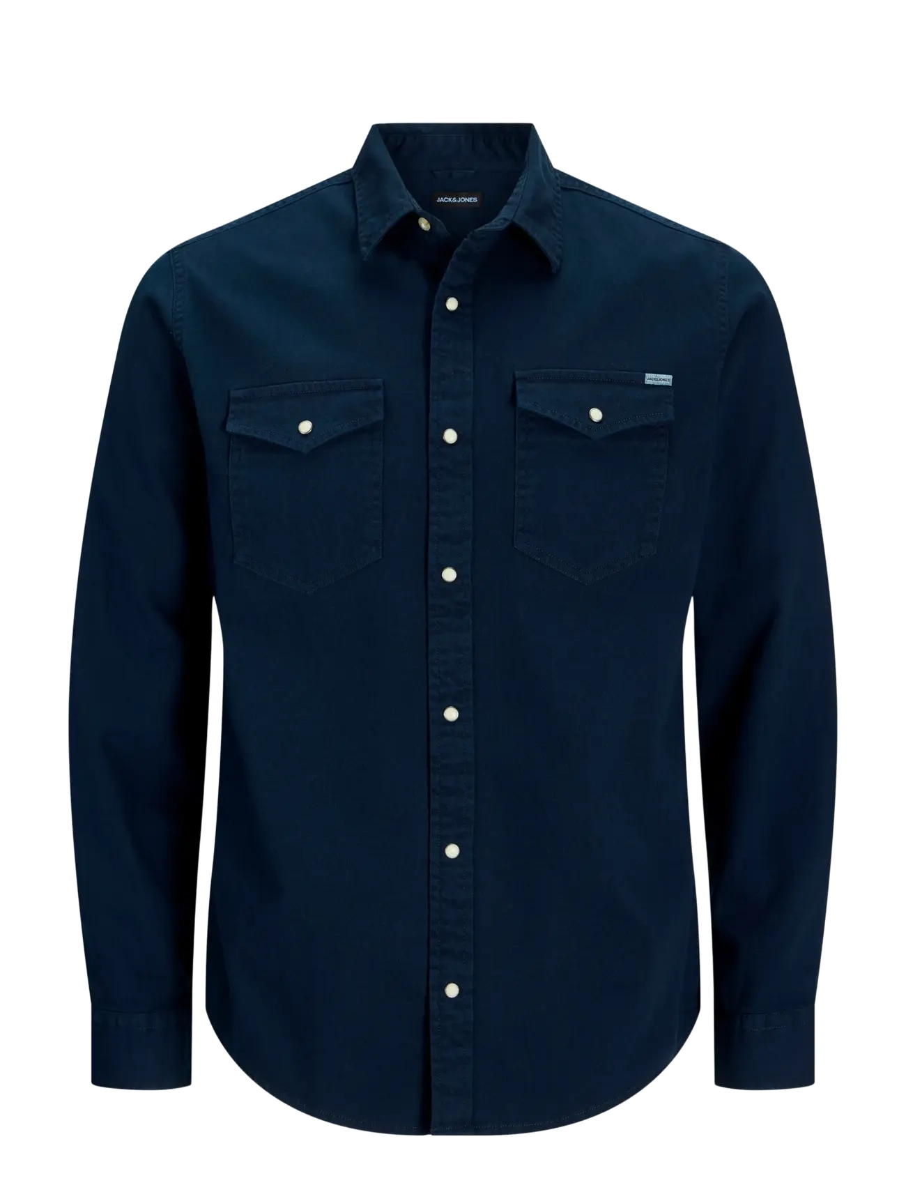 Jack & Jones JJESHERIDAN SHIRT L/S NOOS - Tavalised T-särgid - DARK NAVY / navy