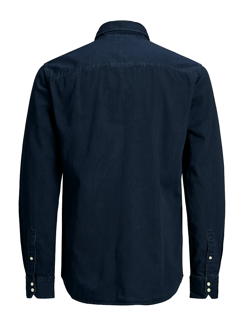 Jack & Jones - JJESHERIDAN SHIRT L/S NOOS - džinsiniai marškiniai - dark navy - 2