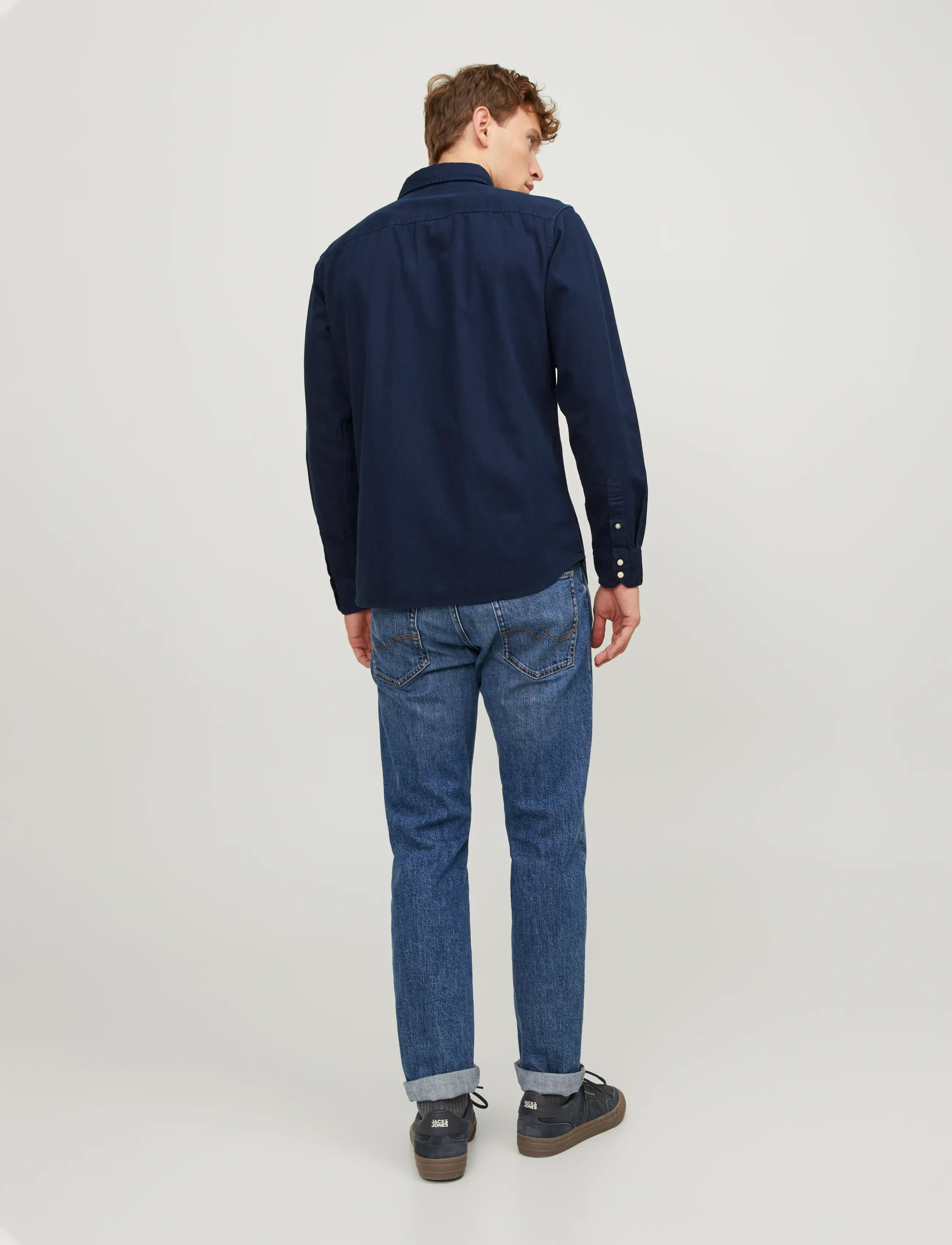 Jack & Jones - JJESHERIDAN SHIRT L/S NOOS - jeanshemden - dark navy - 3