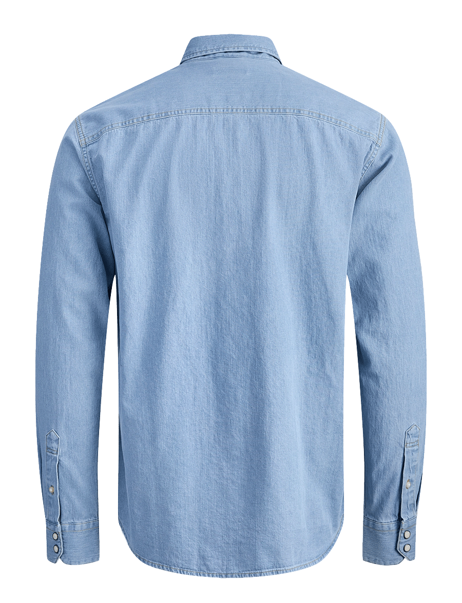 Jack & Jones - JJESHERIDAN SHIRT L/S NOOS - denim shirts - light blue denim - 2