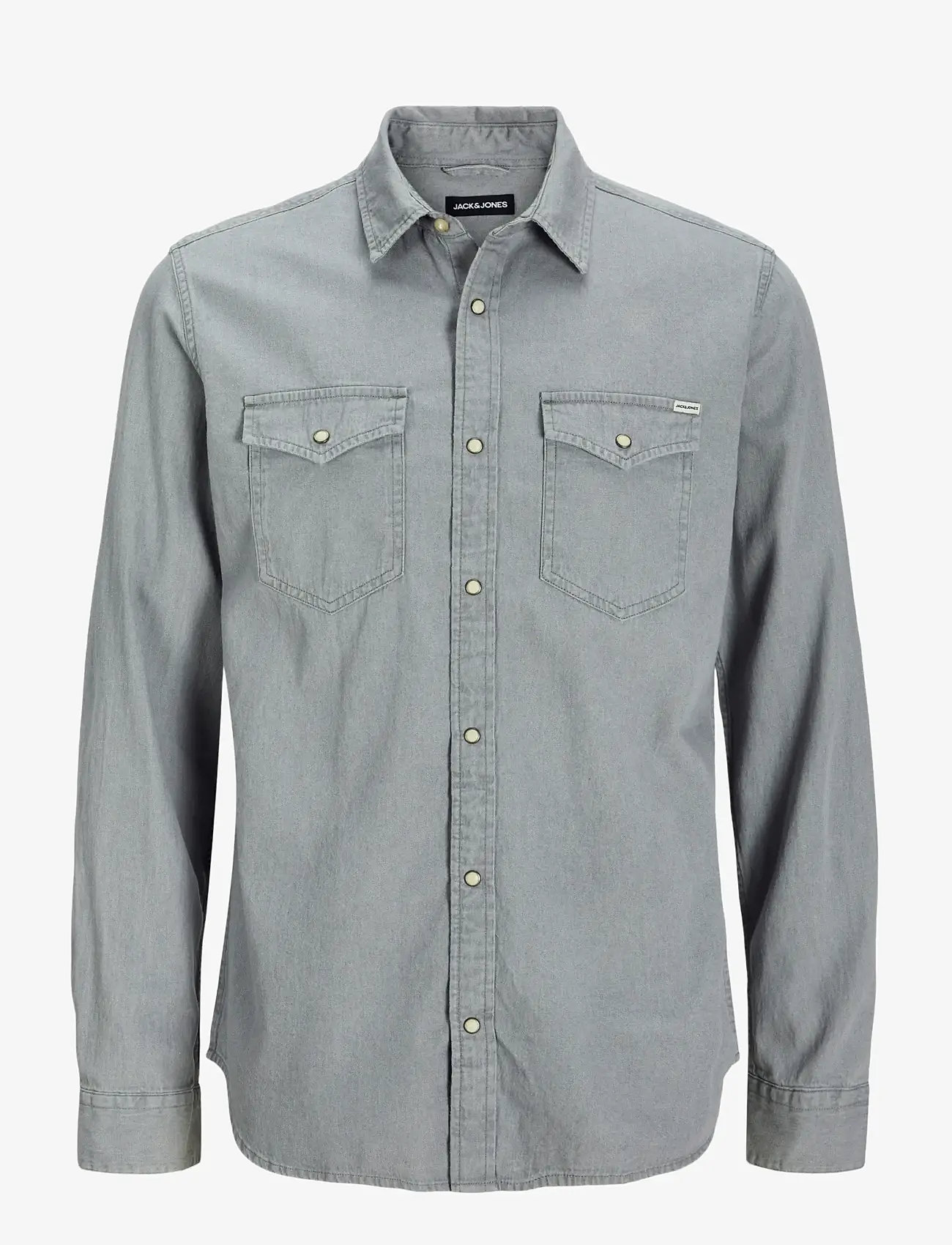 Jack & Jones - JJESHERIDAN SHIRT L/S NOOS - teksasärgid - light grey denim - 1