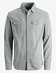 Jack & Jones - JJESHERIDAN SHIRT L/S NOOS - jeansskjortor - light grey denim - 1