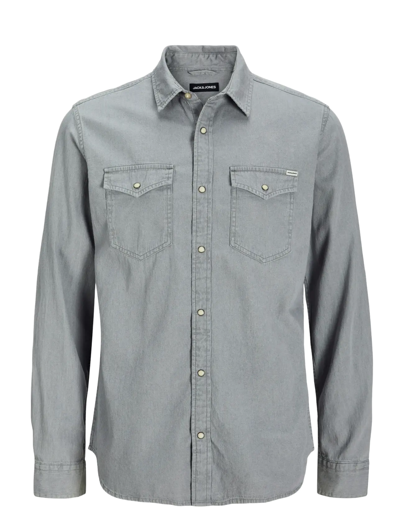 Jack & Jones - JJESHERIDAN SHIRT L/S NOOS - jeansskjortor - light grey denim - 1