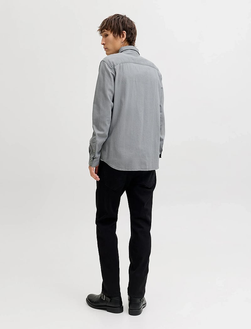 Jack & Jones - JJESHERIDAN SHIRT L/S - teksasärgid - light grey denim - 2