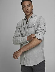 Jack & Jones - JJESHERIDAN SHIRT L/S NOOS - jeansskjortor - light grey denim - 9