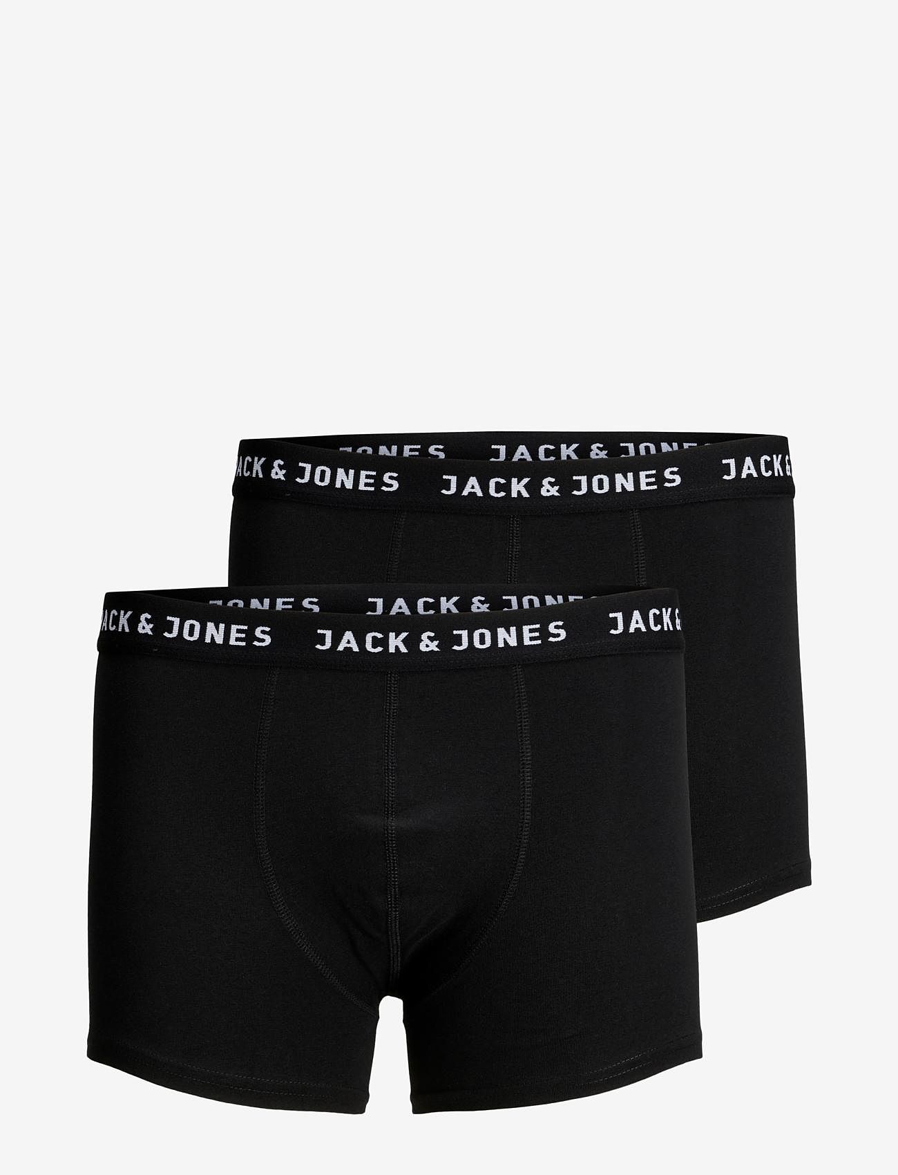 Jack & Jones - JACJON TRUNKS 2 PACK NOOS - laveste priser - black - 0