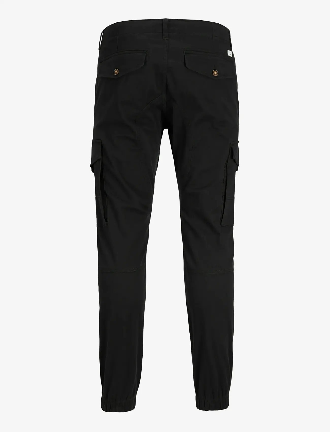 Jack & Jones - JPSTPAUL FLAKE CARGO NOOS - cargohose - black - 2