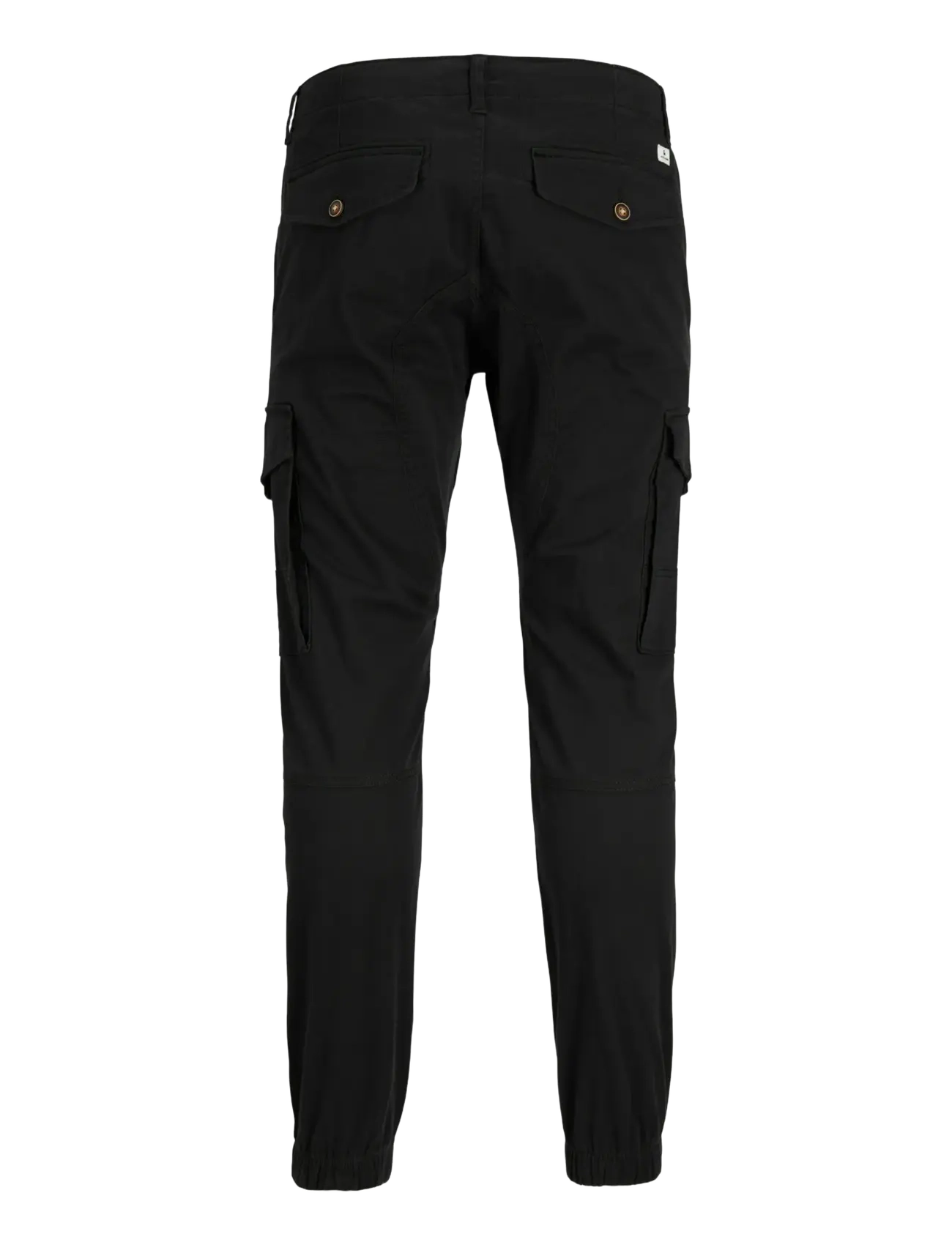 Jack & Jones - JPSTPAUL FLAKE CARGO NOOS - cargobroeken - black - 2