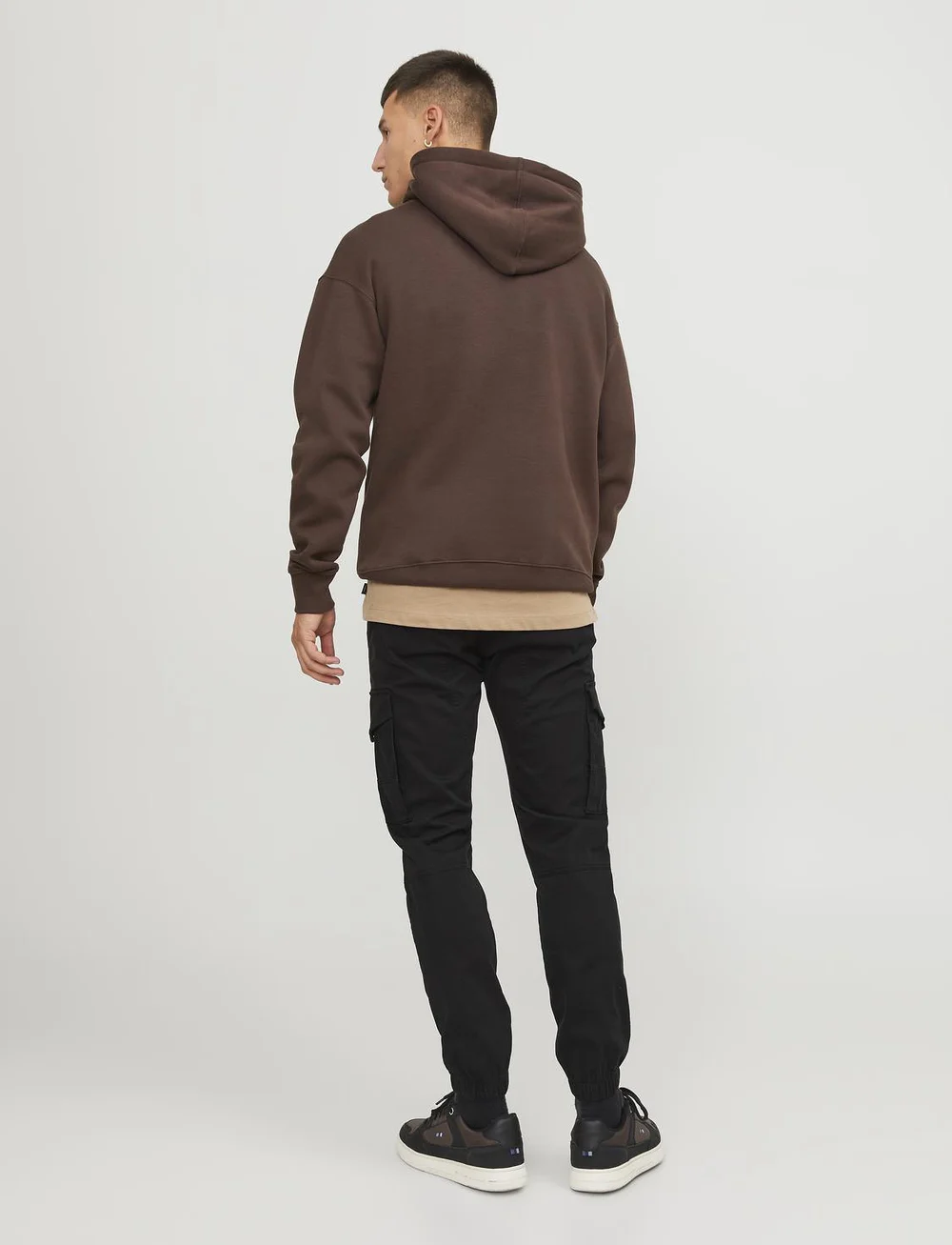 Jack & Jones - JPSTPAUL FLAKE CARGO NOOS - cargobroeken - black - 3