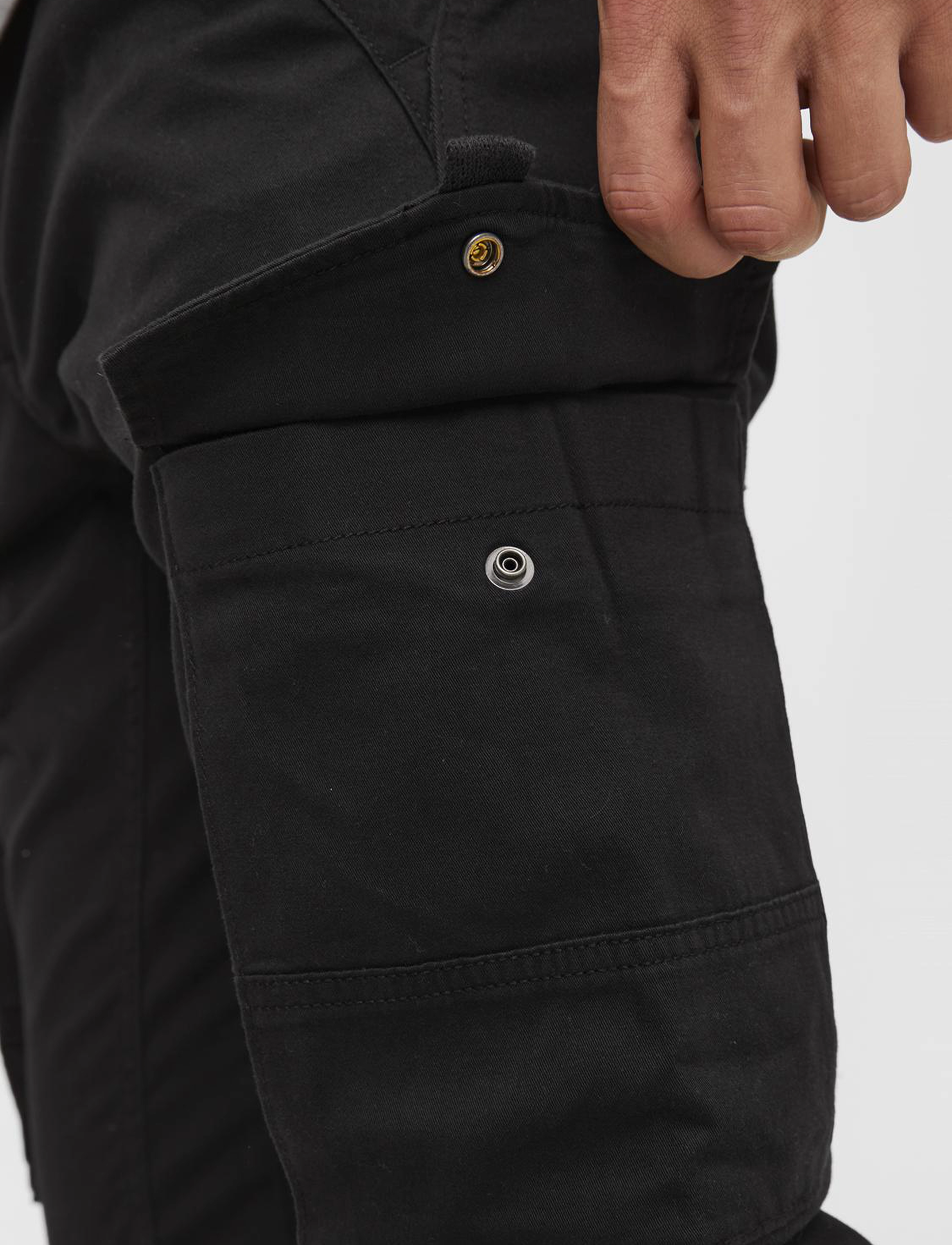 Jack & Jones - JPSTPAUL FLAKE CARGO NOOS - cargo-buxur - black - 4