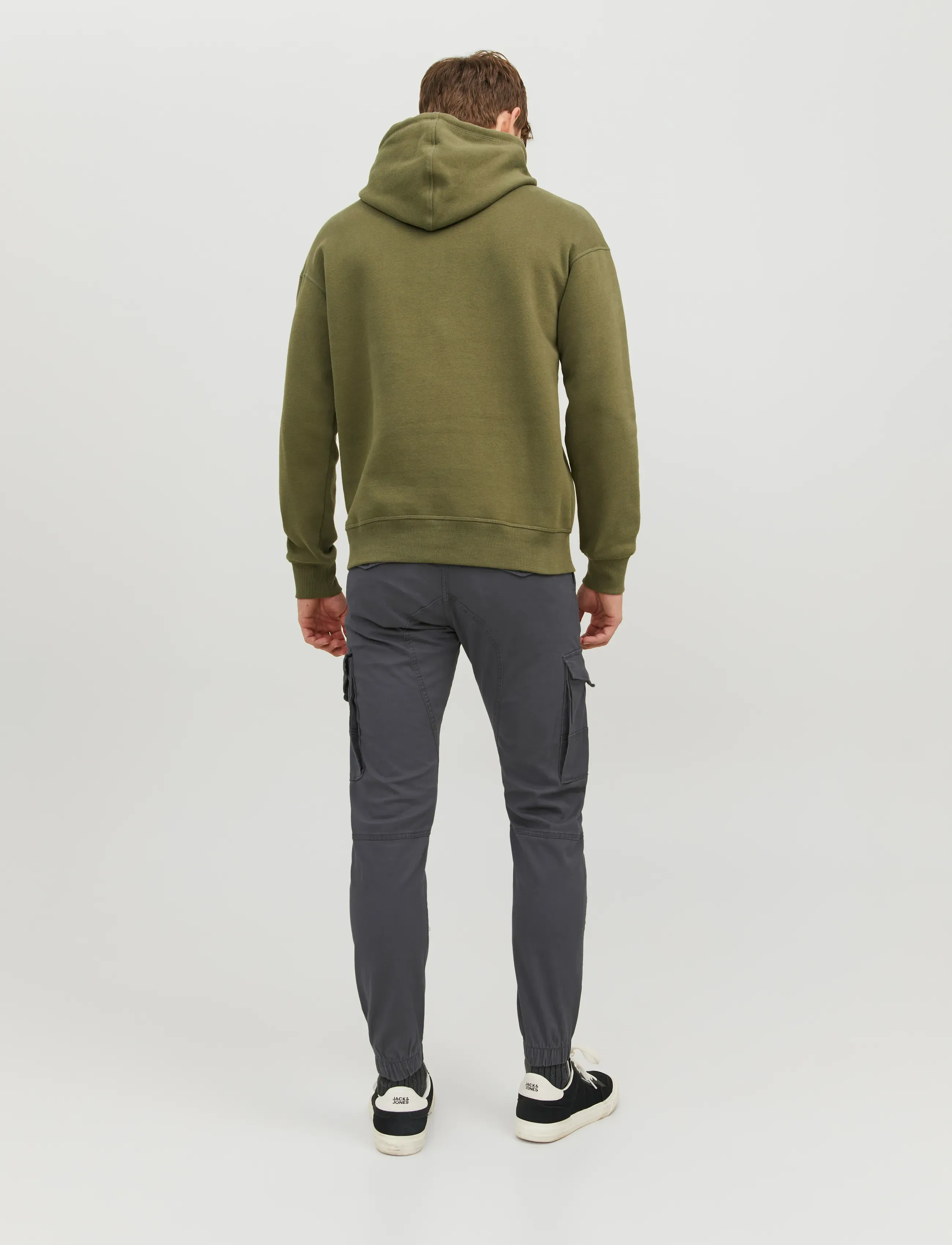 Jack & Jones - JPSTPAUL FLAKE CARGO ASPHALT NOOS - cargobukser - asphalt - 3