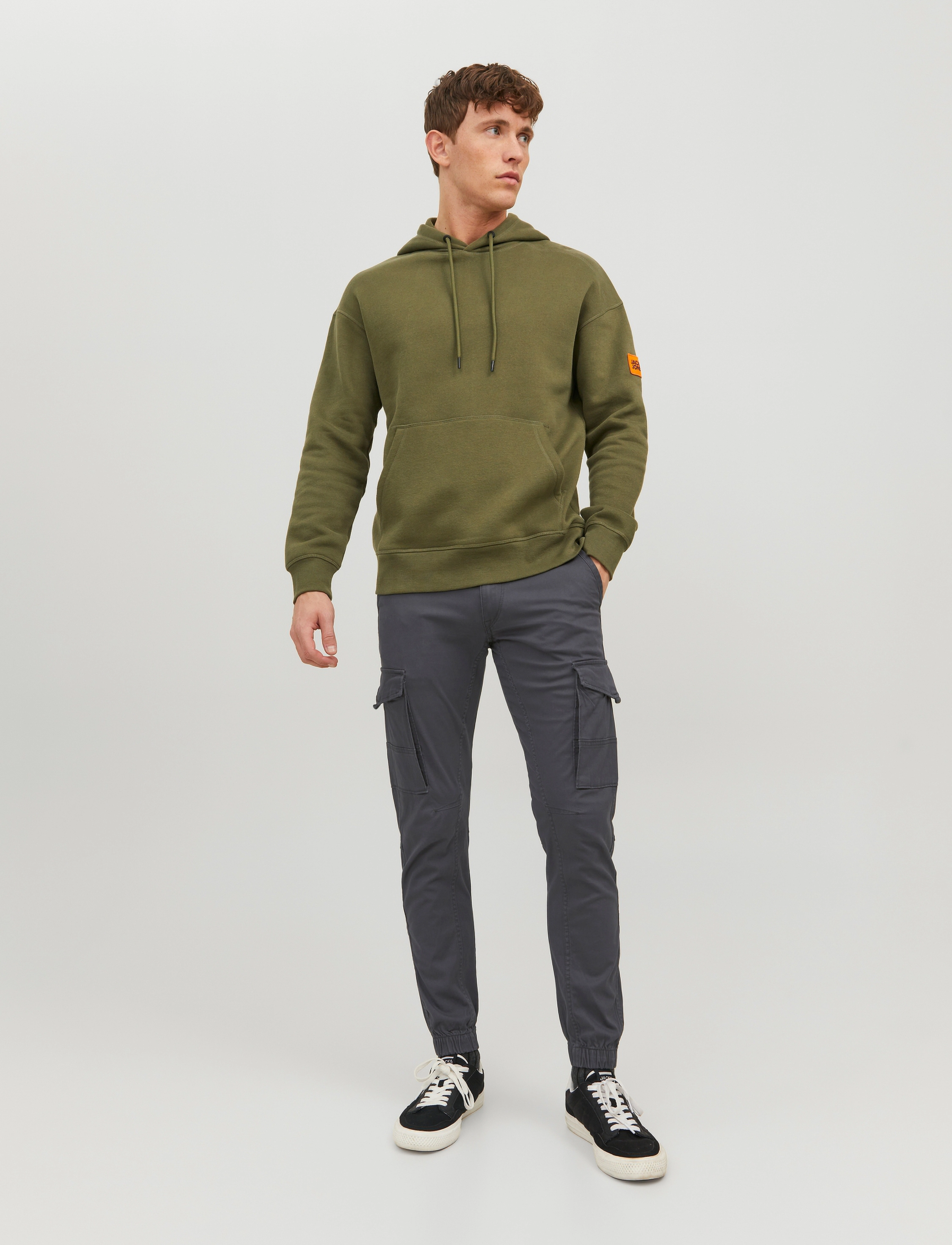 JACK & JONES Jpstpaul Flake Cargo Asphalt Noos cargobyxor herr – bild 6