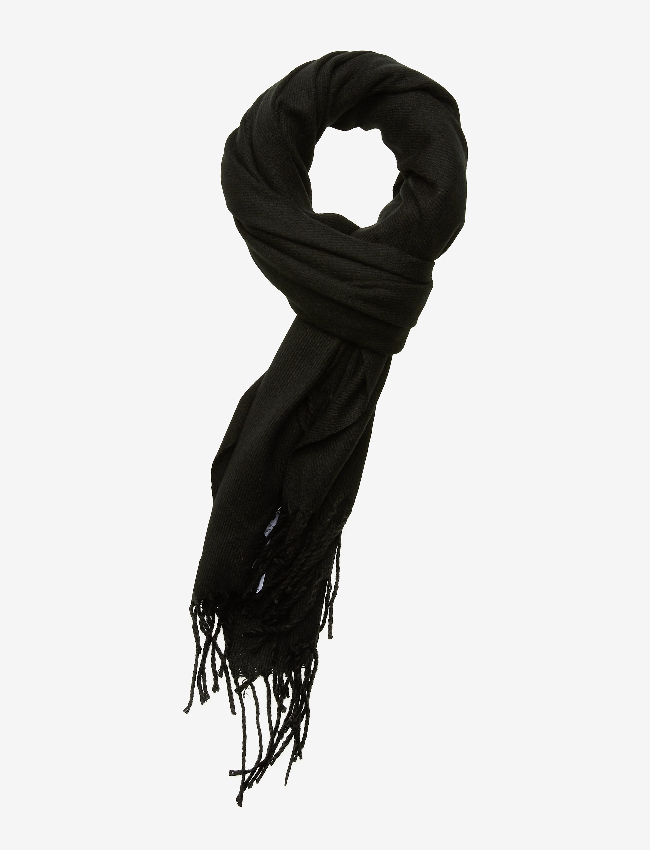 Jack & Jones JACSOLID WOVEN SCARF SN - Accessories - BLACK / black