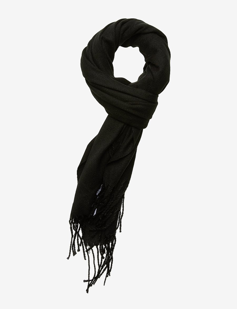 Jack & Jones - JACSOLID WOVEN SCARF SN - winter scarves - black - 1