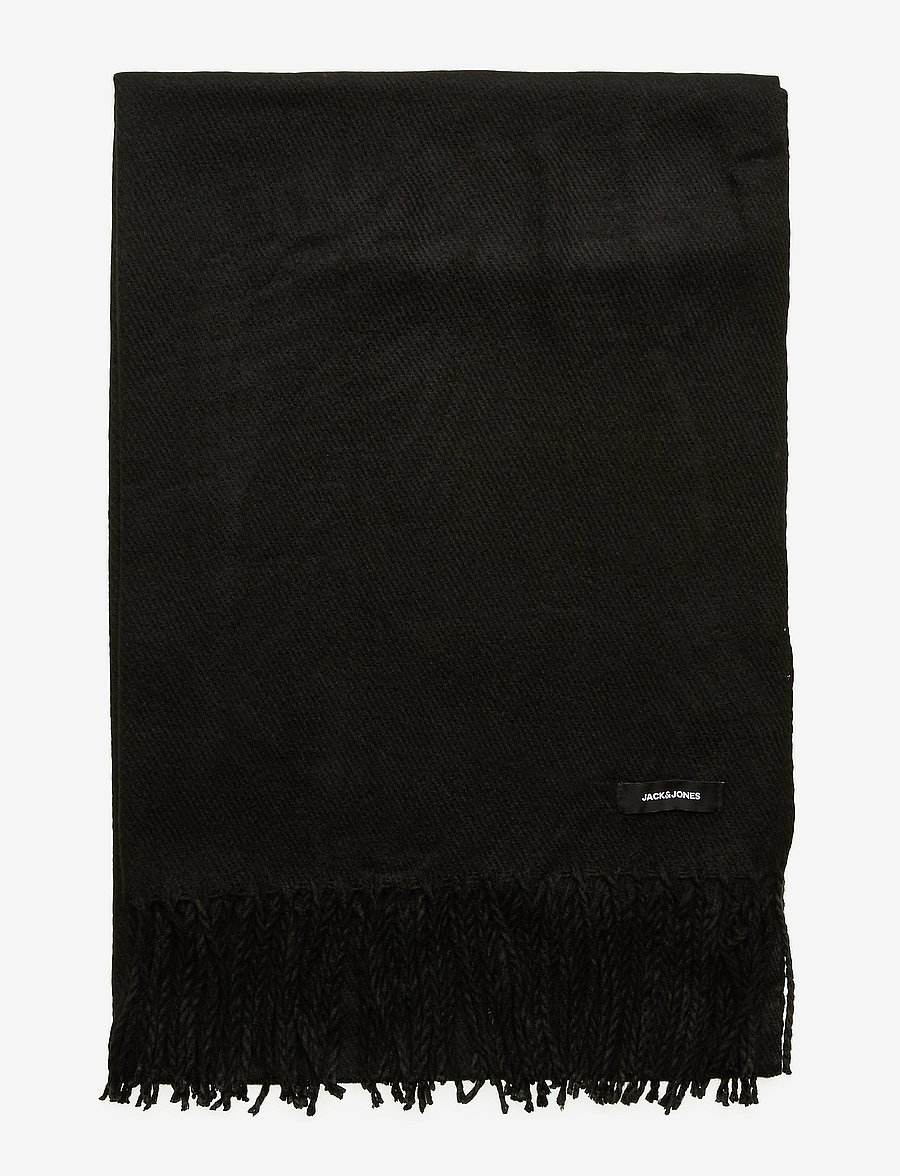 Jack & Jones - JACSOLID WOVEN SCARF SN - winter scarves - black - 3