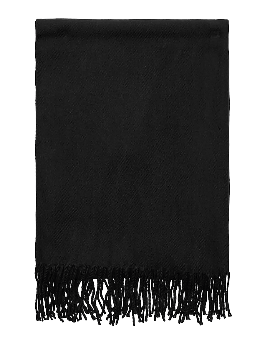 Jack & Jones - JACSOLID WOVEN SCARF SN - winter scarves - black - 4