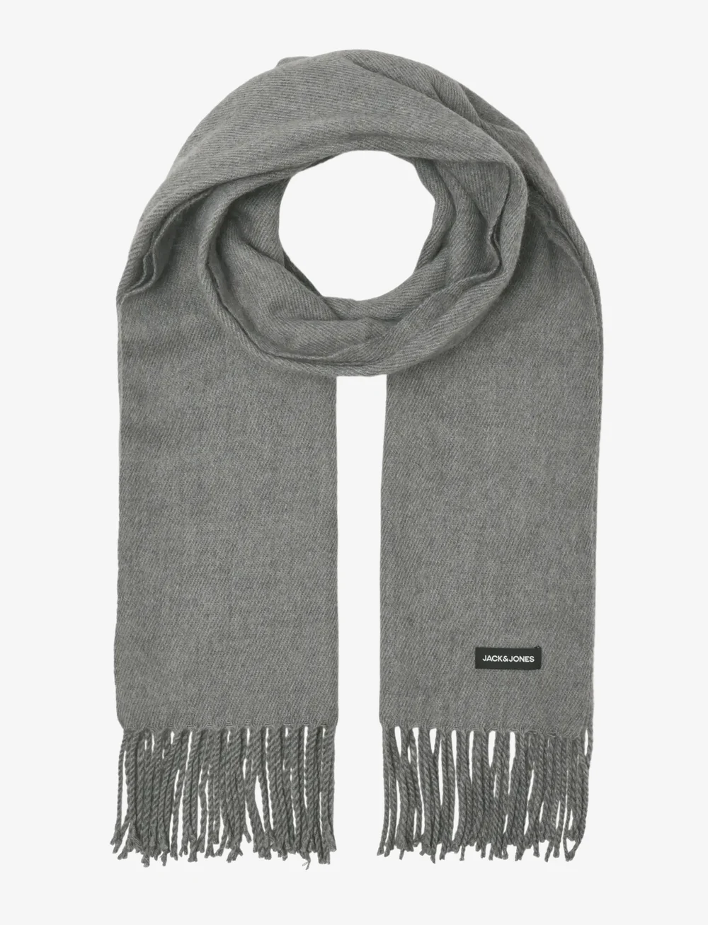 Jack & Jones - JACSOLID WOVEN SCARF NOOS - halsdukar - grey melange - 1