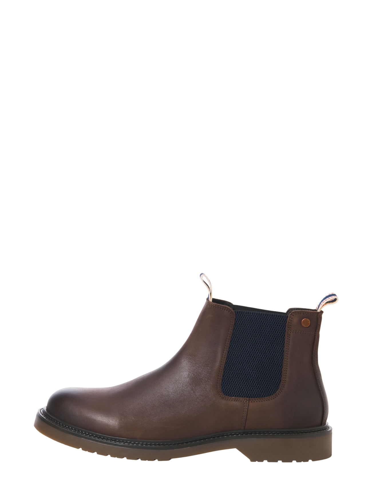Jack & Jones JFWLEYTON LEATHER SN - Chelsea-saapad - BROWN STONE / brown