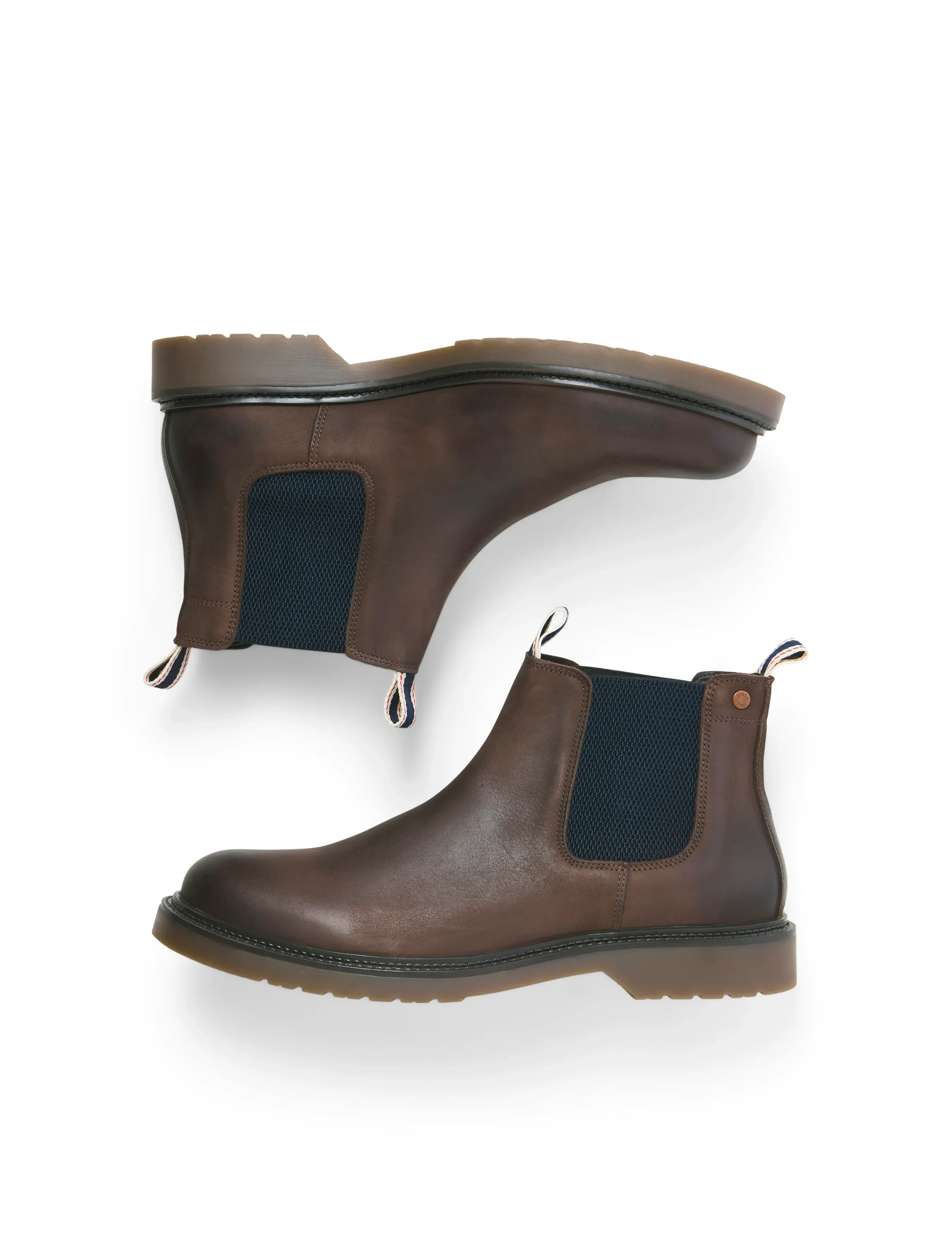 Jack & Jones JFWLEYTON LEATHER - Looks for less - BROWN STONE / brown