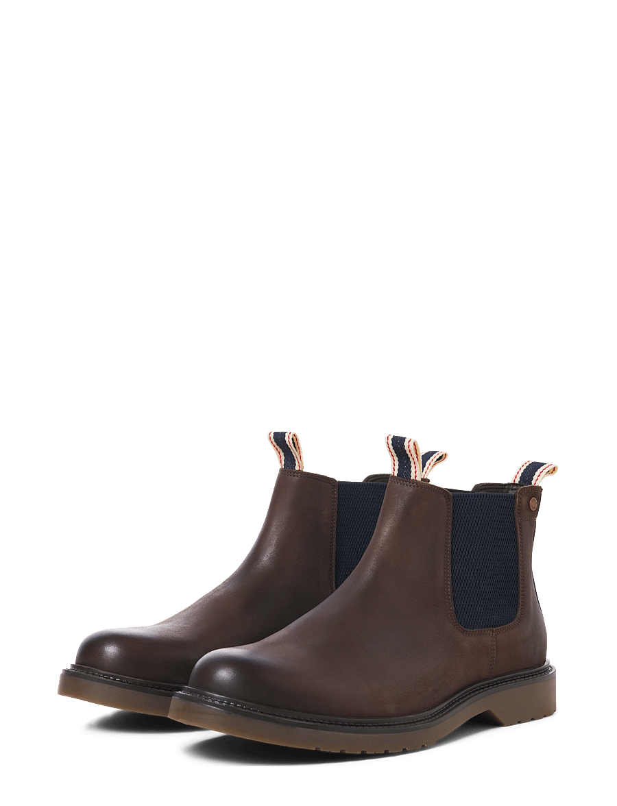 Jack & Jones - JFWLEYTON LEATHER SN - chelsea-saapad - brown stone - 4