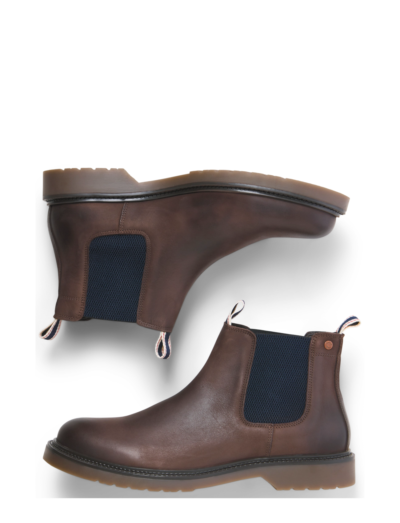 Jack & Jones - JFWLEYTON LEATHER SN - chelsea-saapad - brown stone - 5