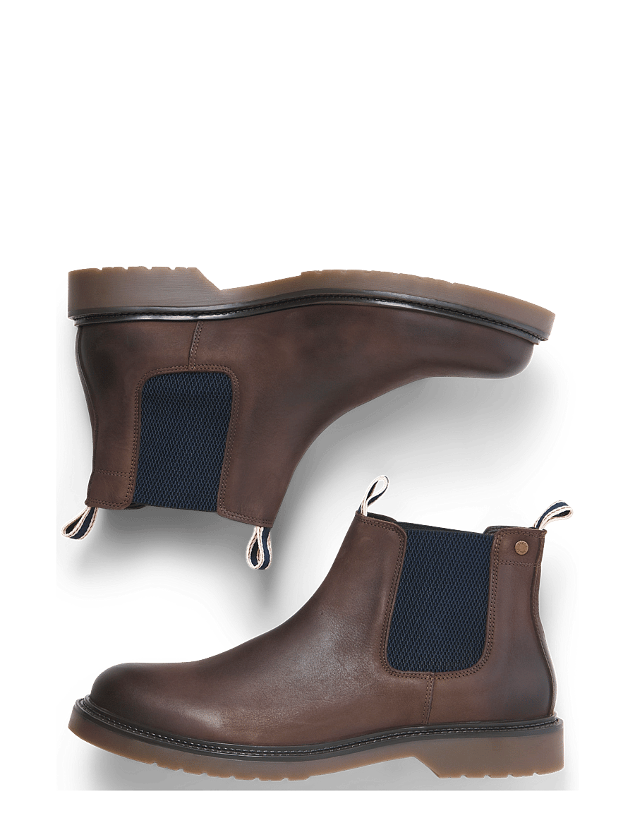 Jack & Jones - JFWLEYTON LEATHER SN - chelsea-saapad - brown stone - 5