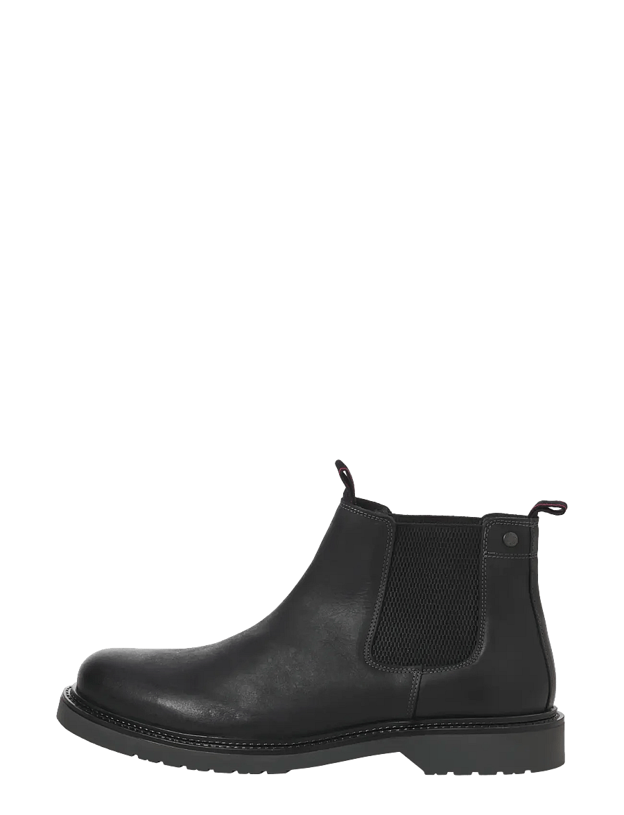 Jack & Jones - JFWLEYTON LEATHER SN - chelsea boots - pirate black - 1