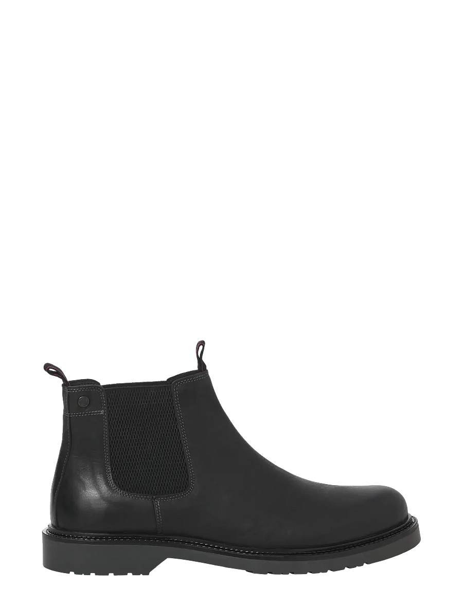 Jack & Jones - JFWLEYTON LEATHER SN - chelsea boots - pirate black - 3