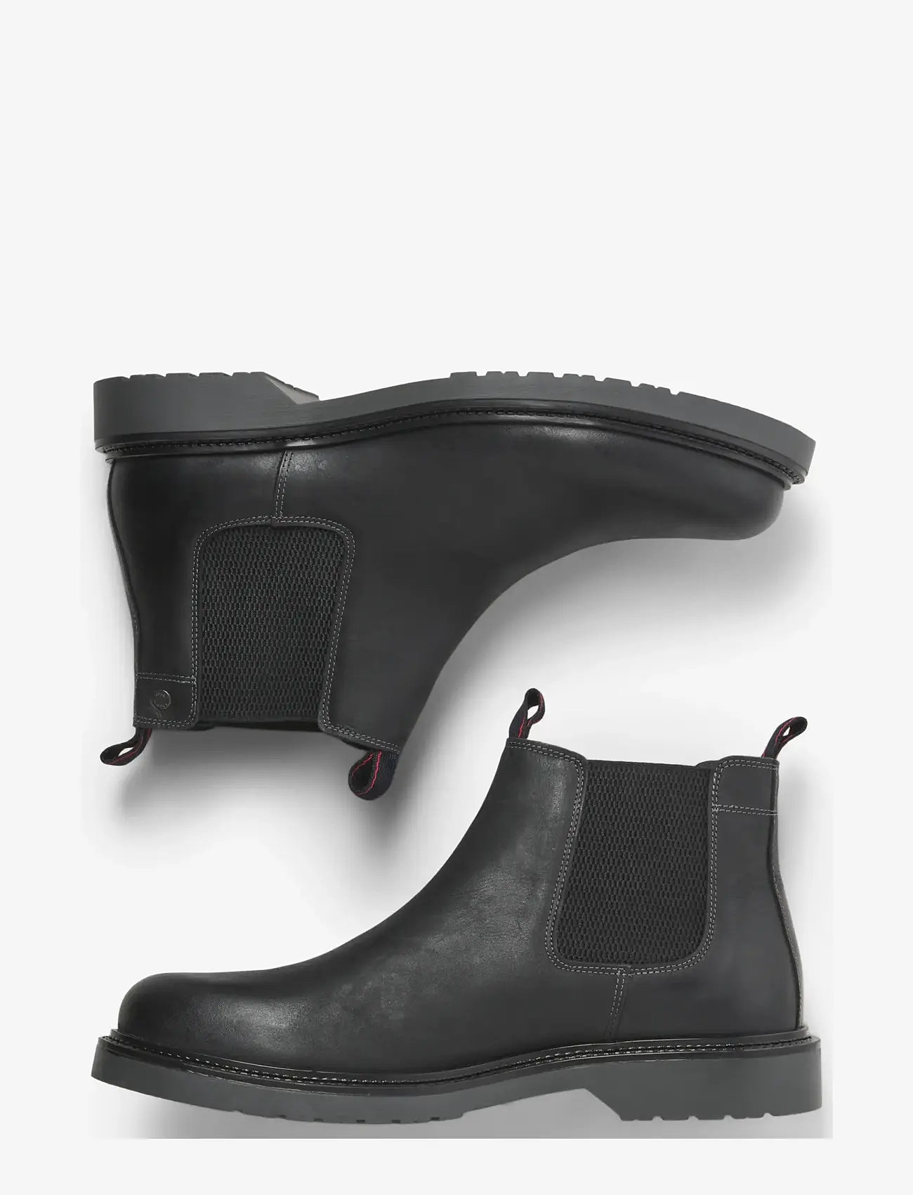Jack & Jones - JFWLEYTON LEATHER - pirate black - 5