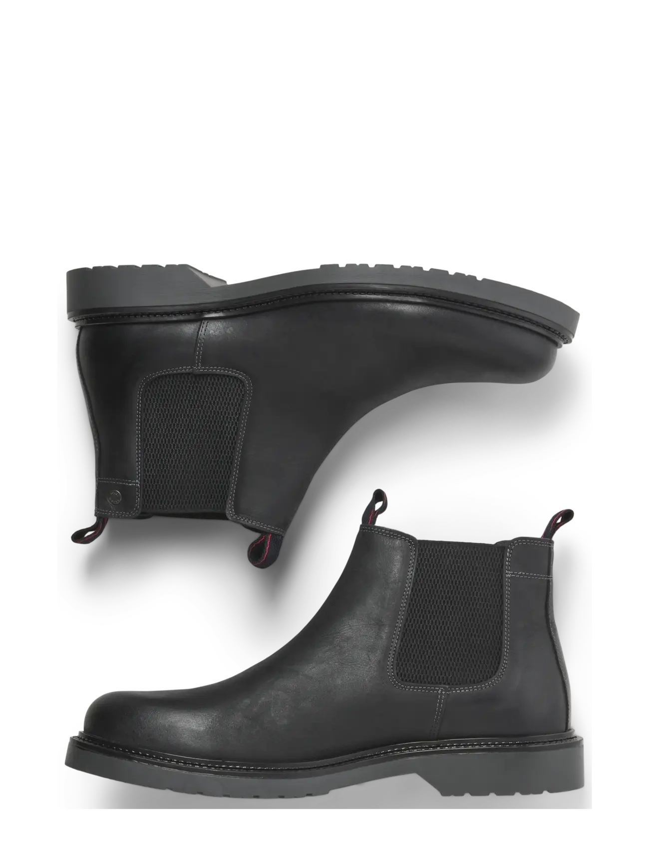 Jack & Jones - JFWLEYTON LEATHER - pirate black - 5