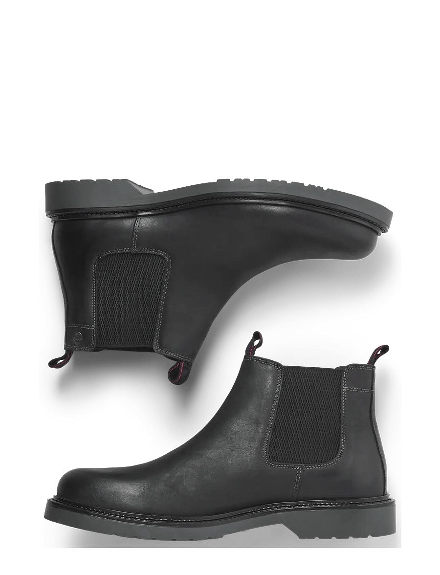 Jack & Jones - JFWLEYTON LEATHER SN - chelsea boots - pirate black - 5
