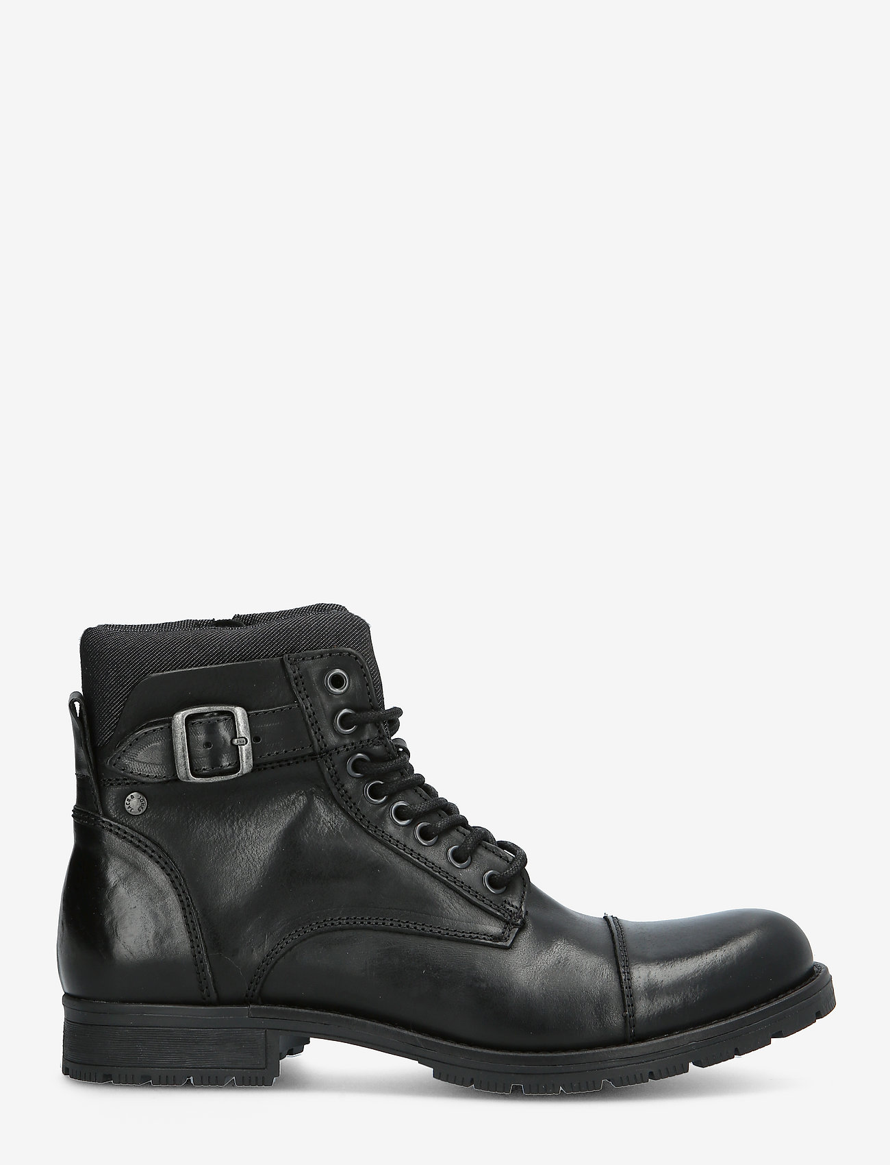 Jack & Jones - JFWALBANY LEATHER ANTHRACITE SN - lace ups - anthracite - 1