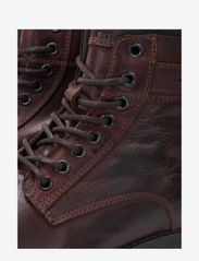Jack & Jones - JFWALBANY LEATHER BROWN STONE SN - med snøring - brown stone - 3