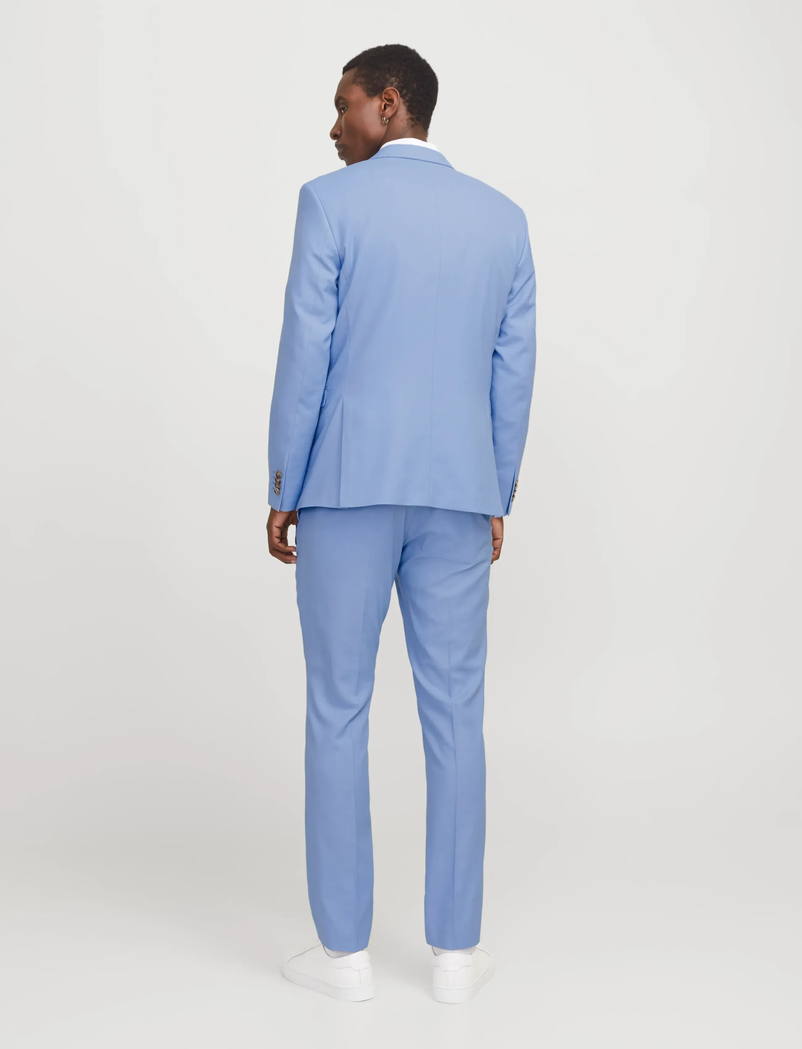 Jack & Jones - JPRSOLARIS BLAZER NOOS - Ühe rinnatisega pintsakud - chambray blue - 2