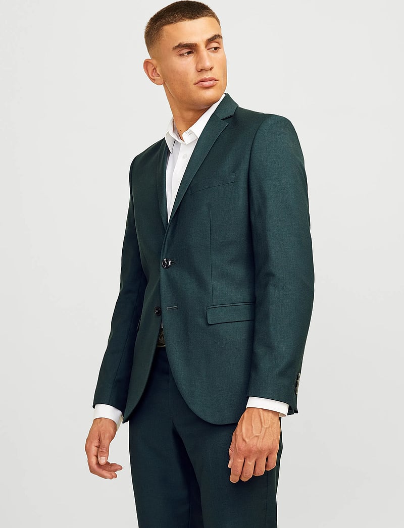 Jack & Jones - JPRSOLARIS BLAZER NOOS - enkeltkneppede blazere - darkest spruce - 0