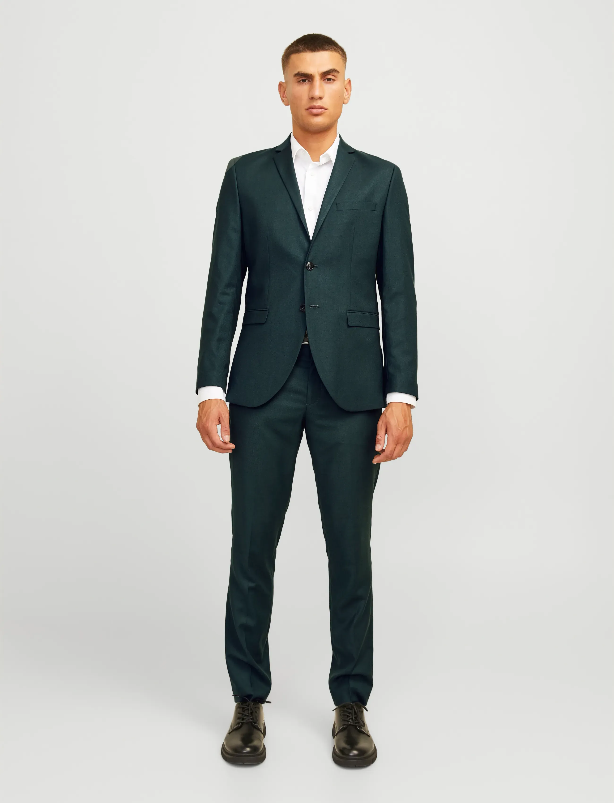 Jack & Jones - JPRSOLARIS BLAZER NOOS - enkelknäppta kavajer - darkest spruce - 3