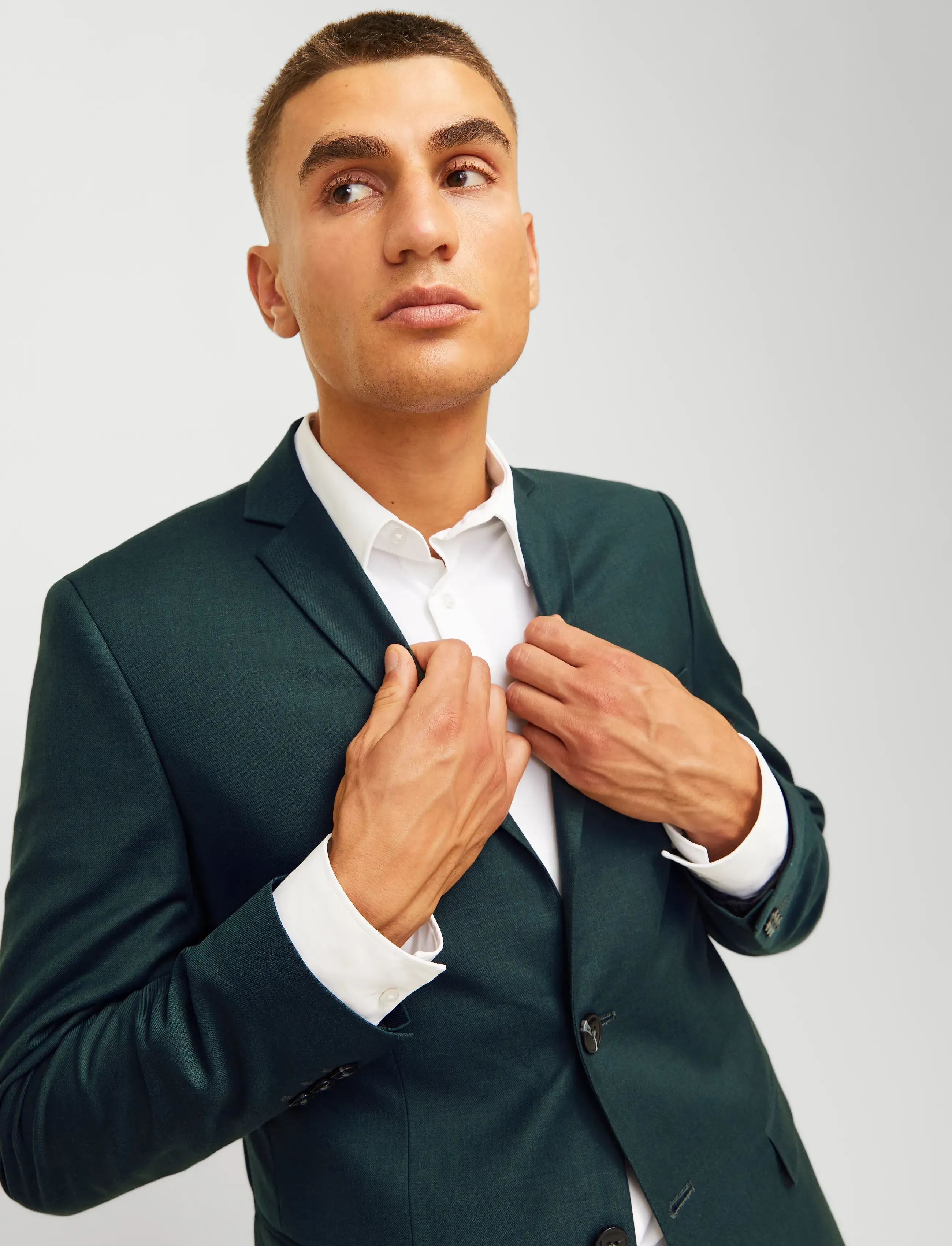 Jack & Jones - JPRSOLARIS BLAZER NOOS - enkelknäppta kavajer - darkest spruce - 5
