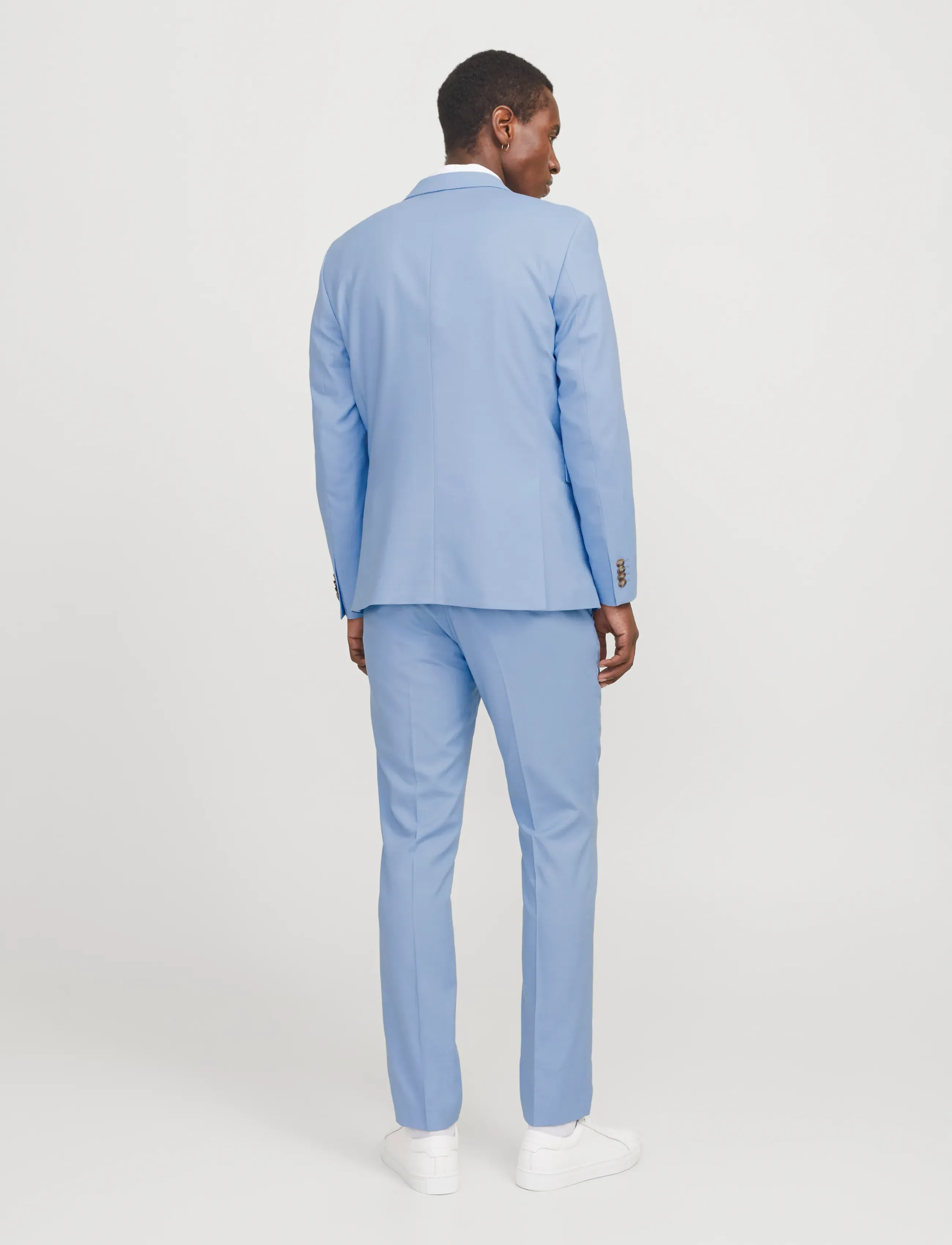 Jack & Jones - JPRSOLARIS TROUSER NOOS - suit trousers - chambray blue - 3