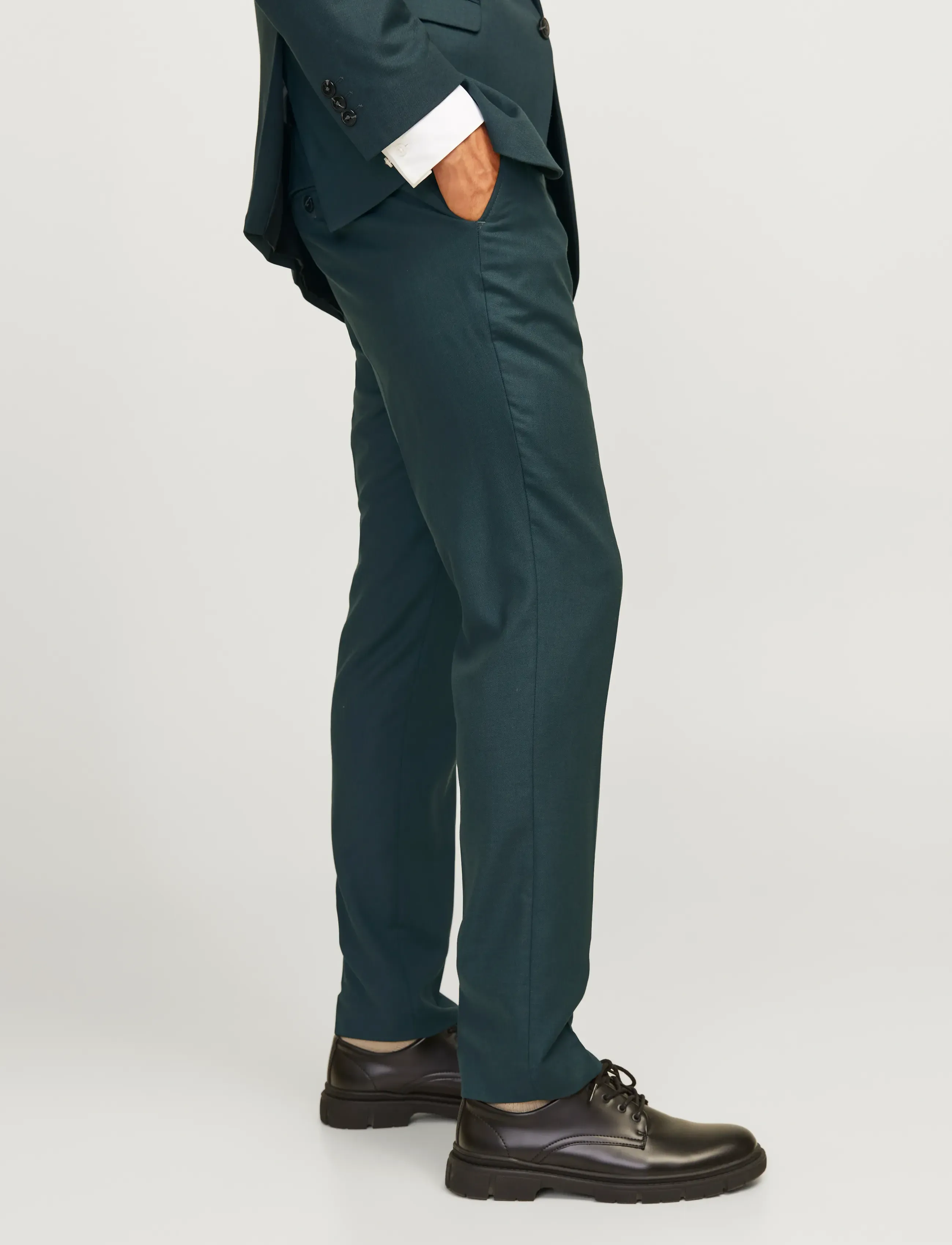 Jack & Jones - JPRSOLARIS TROUSER NOOS - suit trousers - darkest spruce - 5