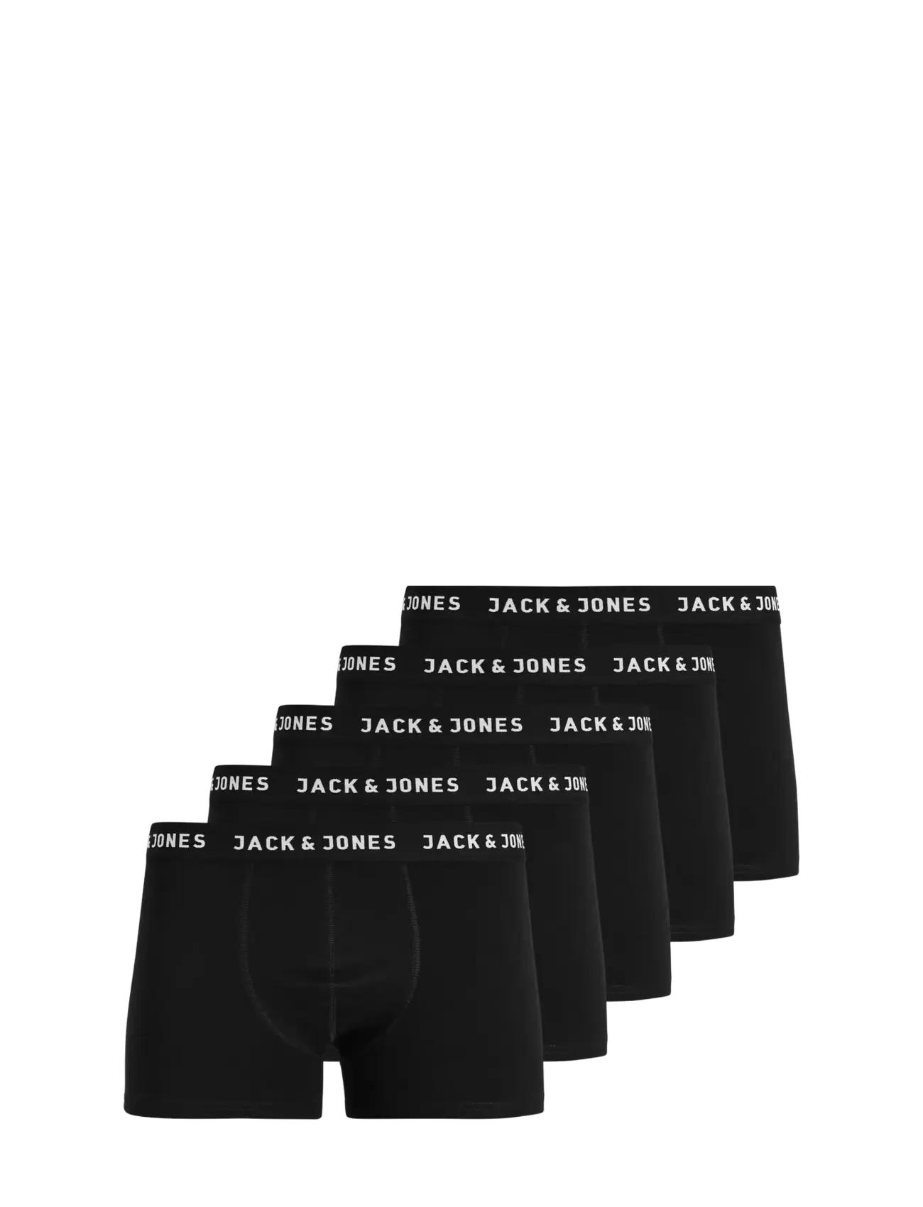 JACK & JONES Jachuey Trunks 5 Pack Noos Schwarz - XL - Herren