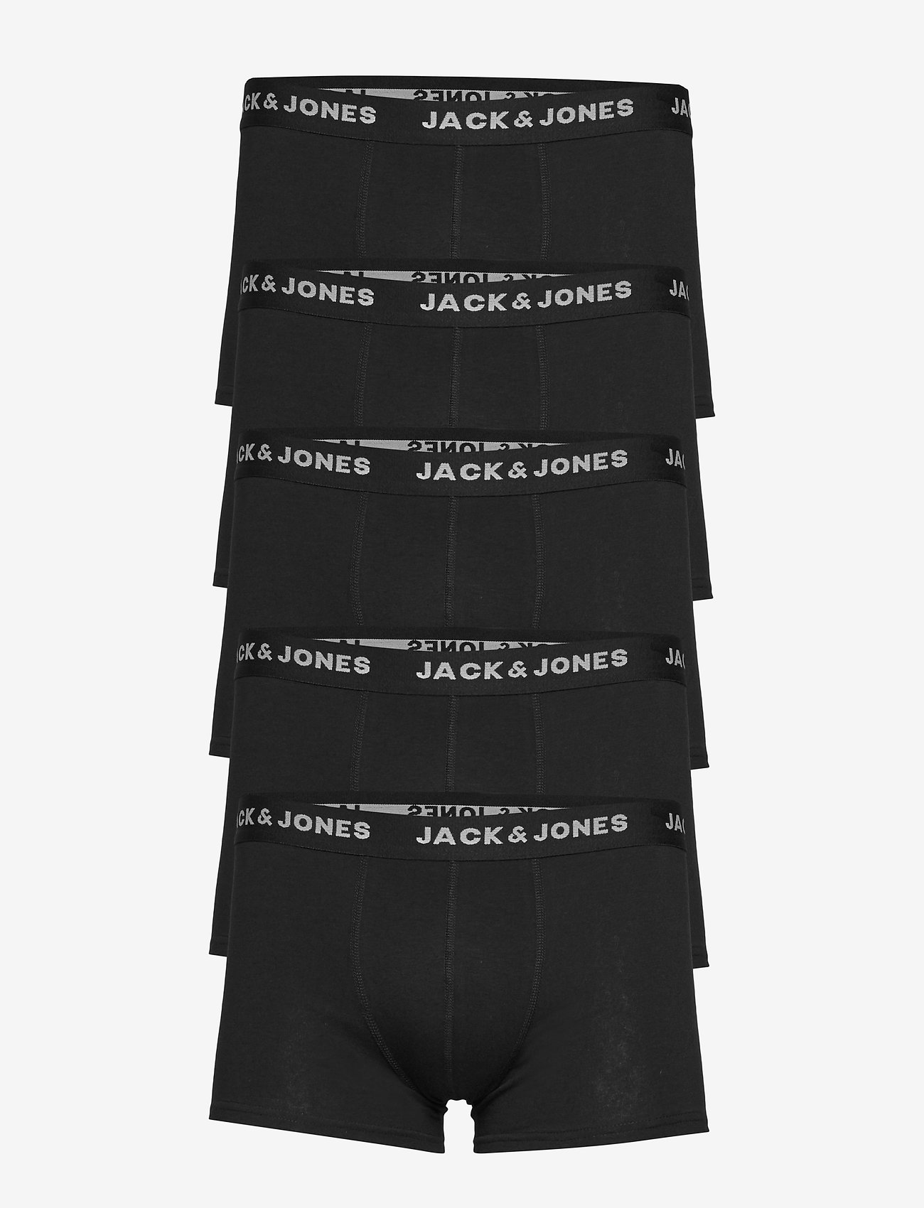 Jack & Jones - JACHUEY TRUNKS 5 PACK NOOS - laveste priser - black - 0