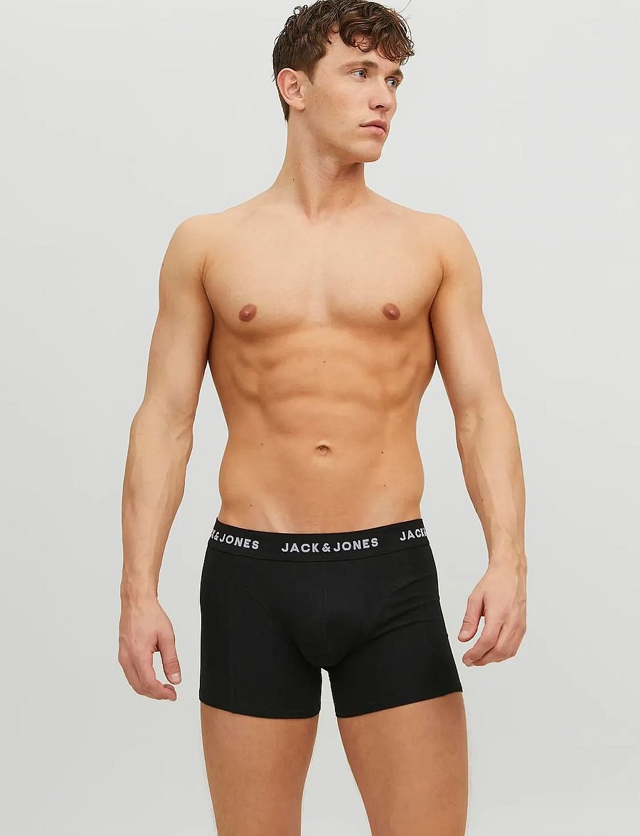 Jack & Jones - JACHUEY TRUNKS 5 PACK NOOS - unterhosen im multipack - black - 0