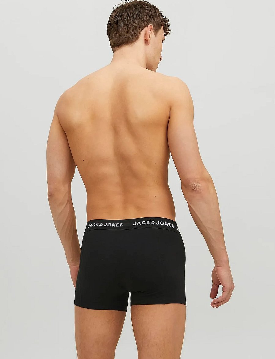 Jack & Jones - JACHUEY TRUNKS 5 PACK NOOS - unterhosen im multipack - black - 3