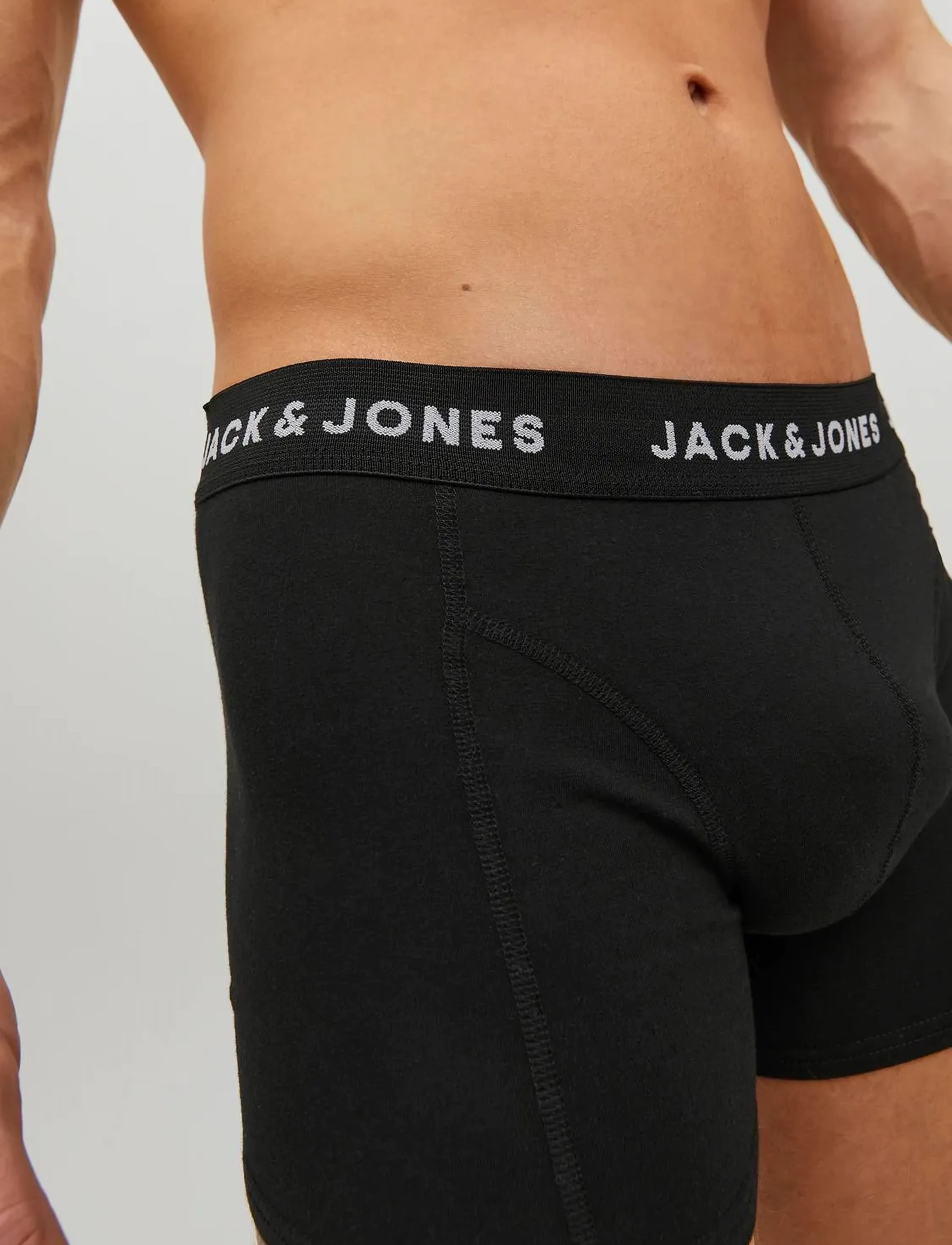 Jack & Jones JACHUEY TRUNKS 5 PACK NOOS - Fyrir hann - BLACK / black