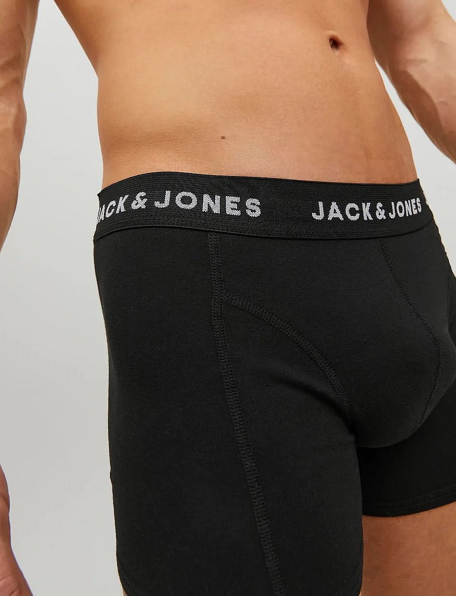 Jack & Jones - JACHUEY TRUNKS 5 PACK NOOS - unterhosen im multipack - black - 4