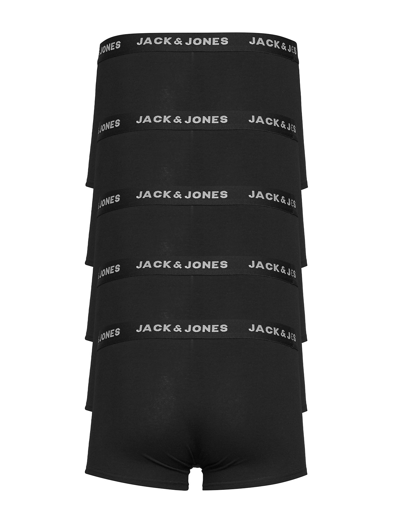 Jack & Jones - JACHUEY TRUNKS 5 PACK NOOS - zemākās cenas - black - 1