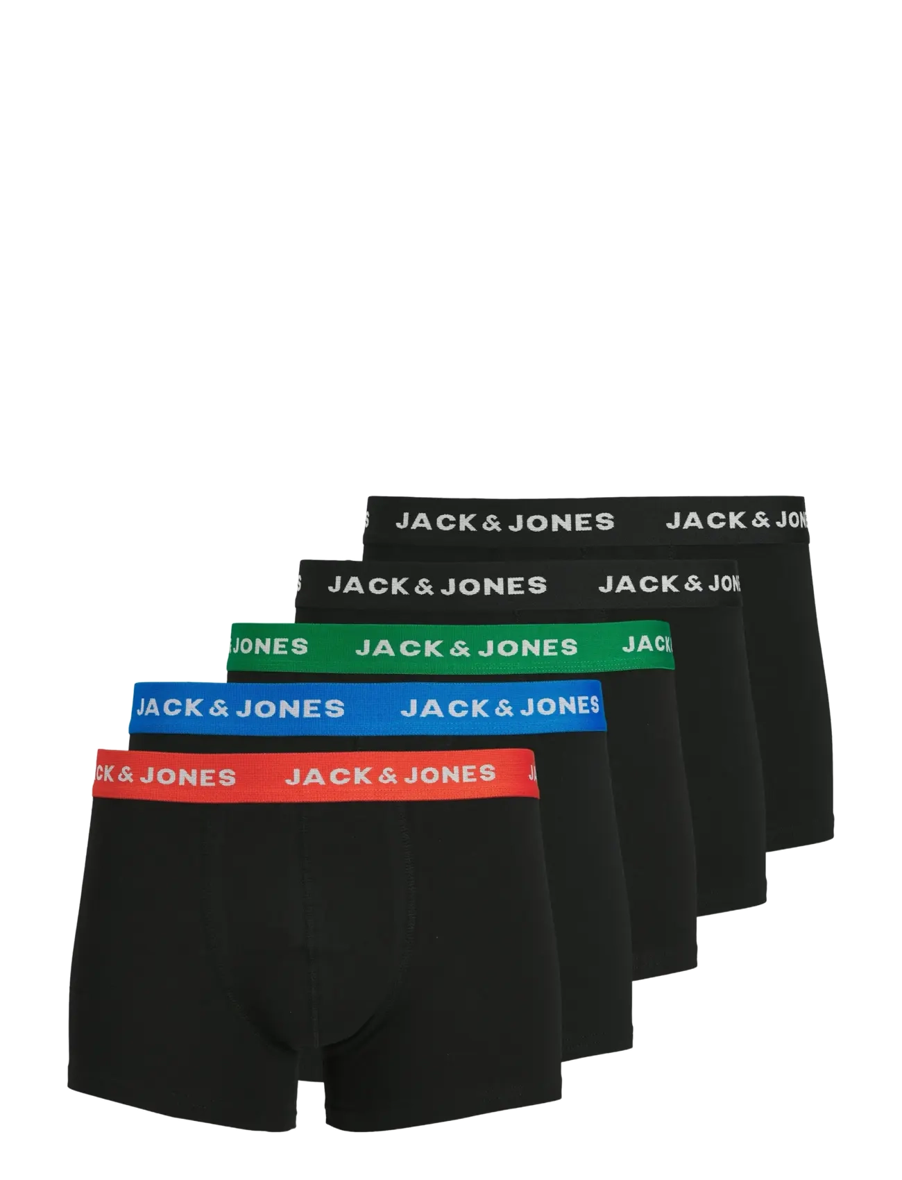 JACK & JONES Jachuey Trunks 5 Pack Noos Schwarz - XXL - Herren